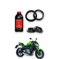 Retentor Bengala + Guarda Pó + Óleo Atf Kawasaki Z650 18/22
