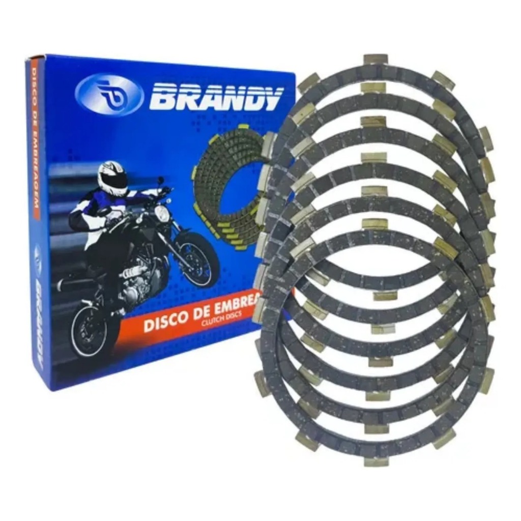 Disco De Embreagem Suzuki Gs 500 / Dr 350 (07 Pçs) - Brandy