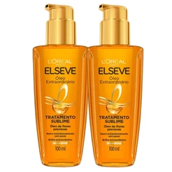Kit 2x Óleo Extraordinario para Cabelos 100ml Elseve L'Oréal Paris