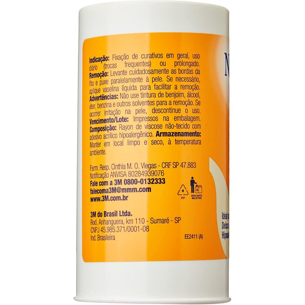 Esparadrapo Micropore Bege 100mm X 4,5M Nexcare — imagem 2 de 2