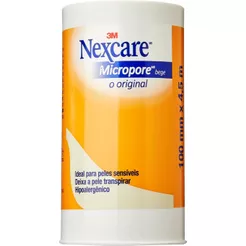 Esparadrapo Micropore Bege 100mm X 4,5M Nexcare