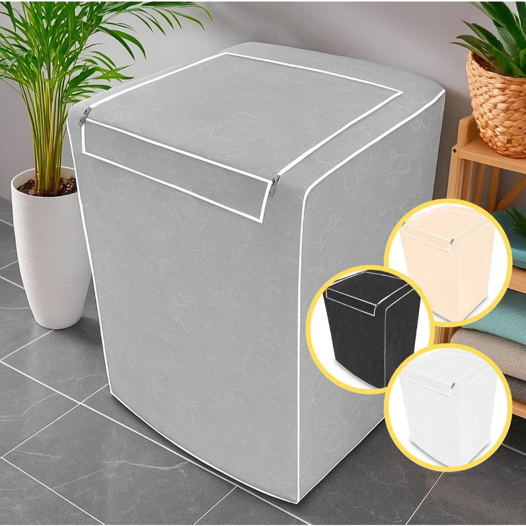 Capa Máquina Lavar Floral Couronil Electrolux Brastemp Consul P M G Impermeável Resistente