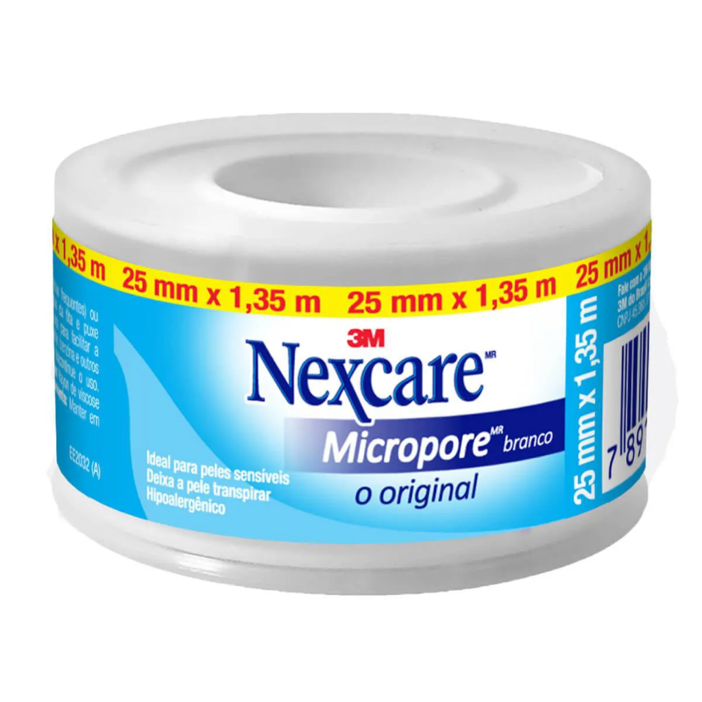 Esparadrapo Micropore 25mm X 1,35M Nexcare em Oferta na Shopee