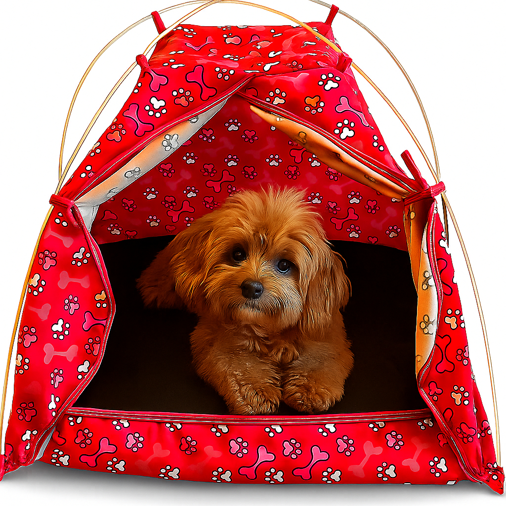 Cama Pet Iglu Para Cachorro 50x50cm Cão Gato Confortável Casinha Caminha