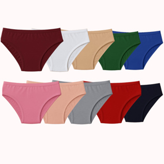 10 Calcinhas Femininas Conforto Cotton Confortável Cores Sortidas em Oferta na Shopee