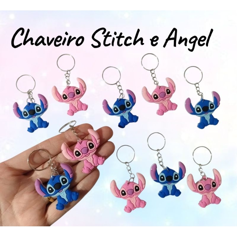 Chaveiro Stitch - kit com 10/40 unidades - lembrancinha stitch para aniversário