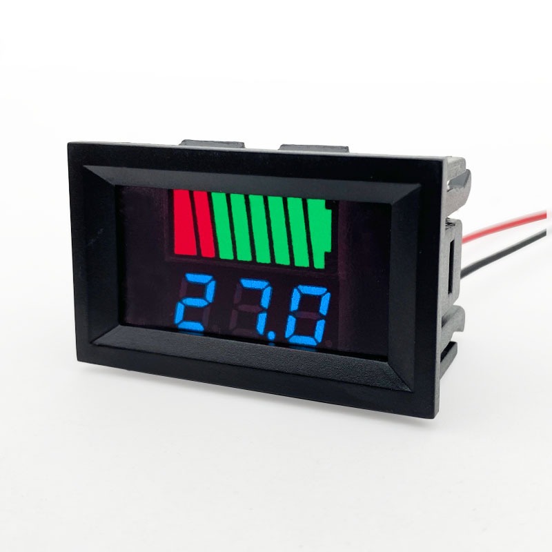 Monitor de Bateria com Nível da Tensão Voltímetro 7 ~72v em Oferta na Shopee