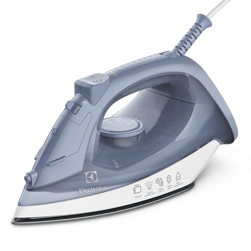 Ferro de Passar Roupa a Vapor e a Seco Electrolux Efficient com Vapor Vertical (ESI10) - 127V