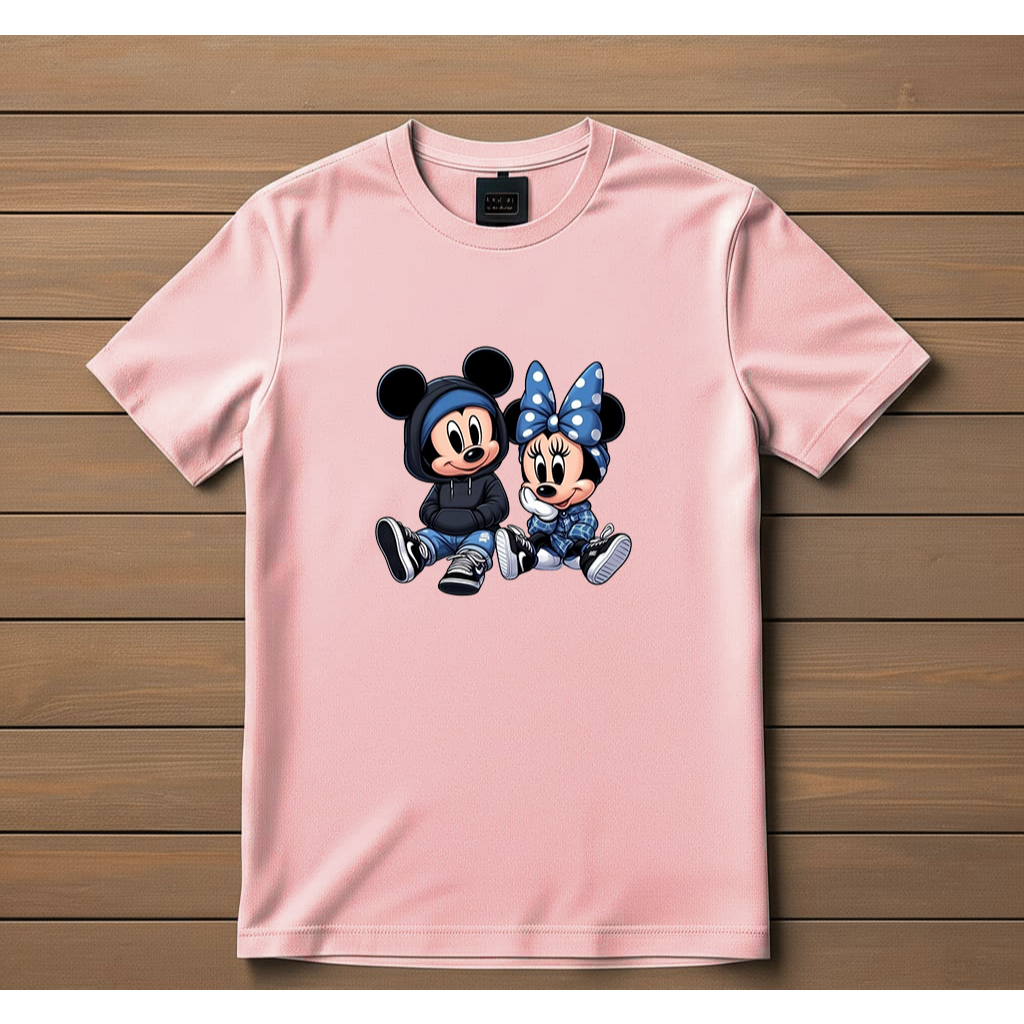 Camisa Camiseta  Infantil Juvenil Mickey Minnie Criança Menino Menina Tamanho 02 ao 16 Filme Desenho