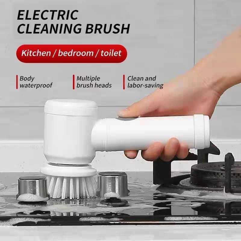 Escova Eletrica de Limpeza 3 em 1 Sem Fio Limpador Multiuso Pratico Para Cozinha , Banheiro prático