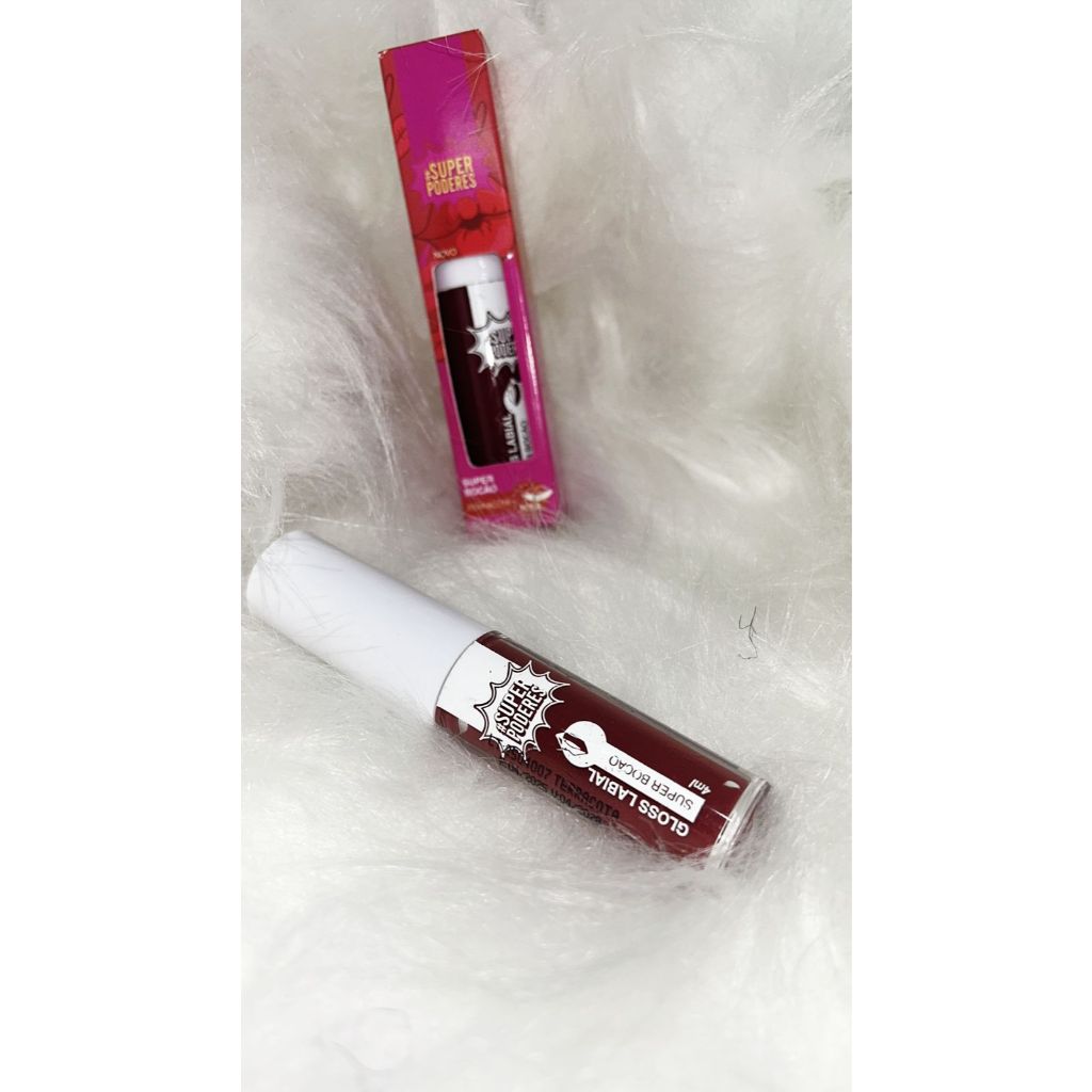 Gloss Labial Super Bocão – Super Poderes Terracota – Super Poderes | Vegano, Brilho & Volume
