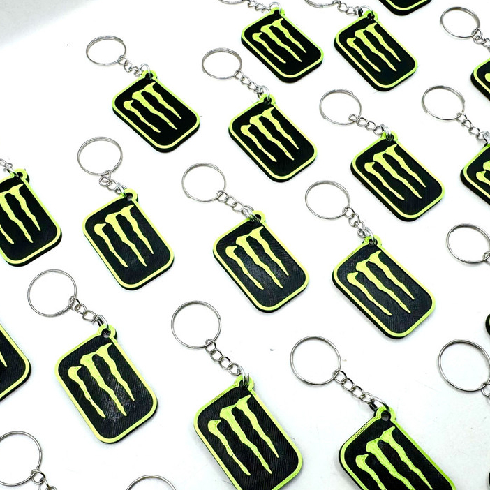 chaveiro Enegetico Monster 10un Acrilico Lembrança aniversário festa bebida