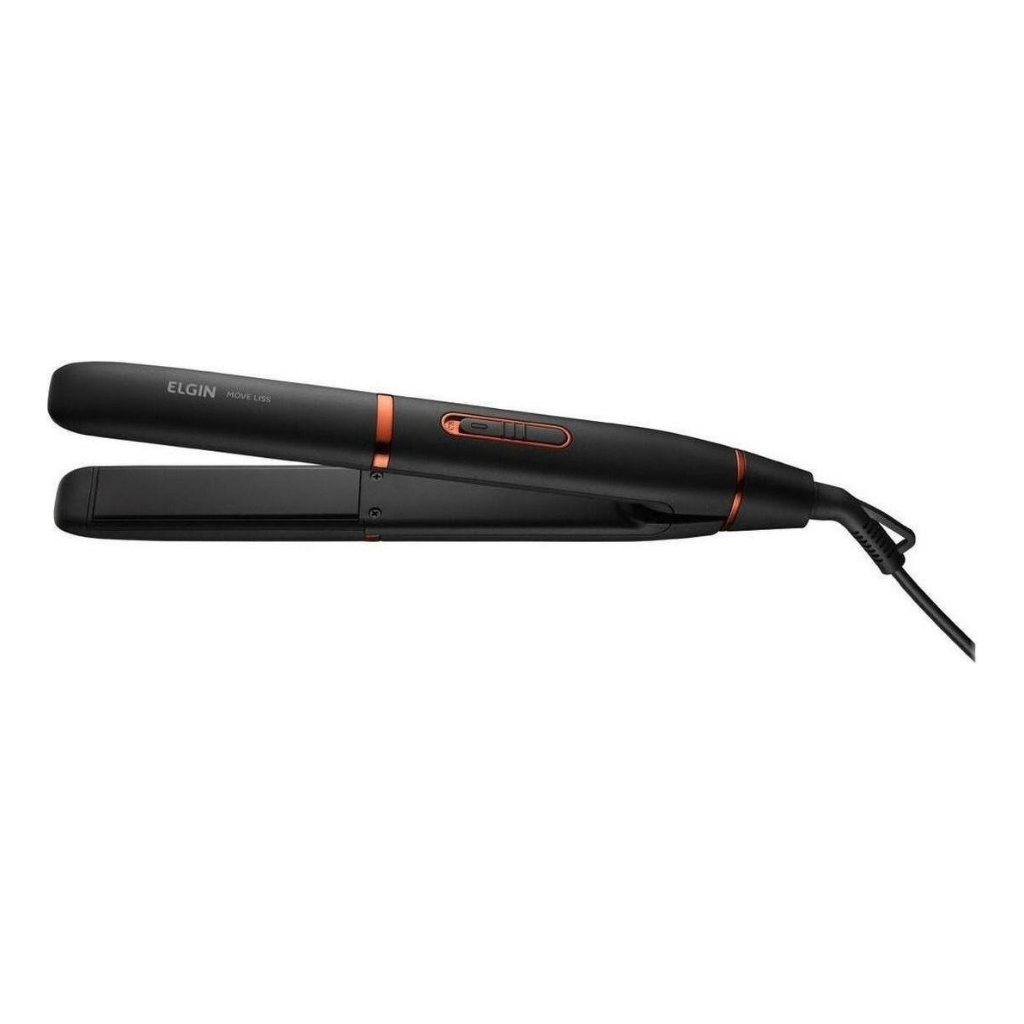 Prancha Alisadora De Cabelo Chapinha Move Liss Elgin Cor Preto