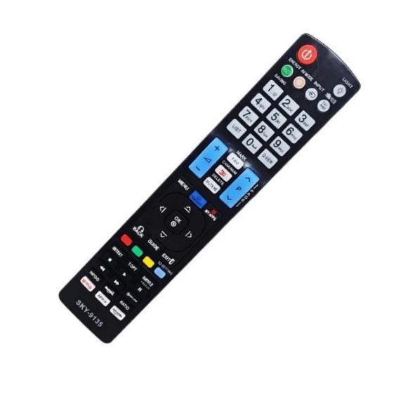 Controle Remoto Universal TV LG LCD / LED / Smart 3D Todos os Modelos Akb73756524  7484 9135 Universal