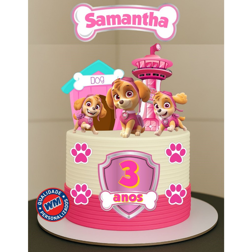 Bolo Patrulha Canina Menina: Onde Comprar | BuscaProdutos