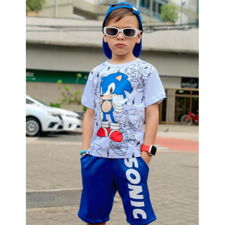 Conjunto Infantil Sonic Masculino Kit Personagens Roupa verao 2025 em Oferta na Shopee
