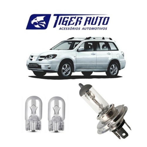 Lampada farol ALTO / BAIXO + LANTERNA MITSUBISHI MITSUBISHI AIRTREK 2002 ATÉ 2008