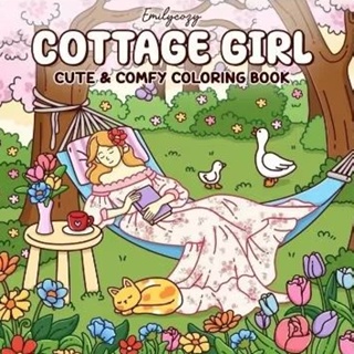 Desenhos para Colorir Cottage Girl em Oferta na Shopee