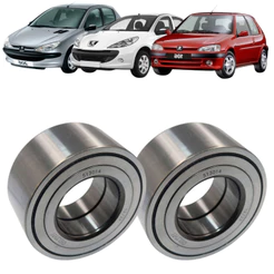 Par De Rolamento De Roda Dianteira Peugeot 206 207 306 1997 Até 2014