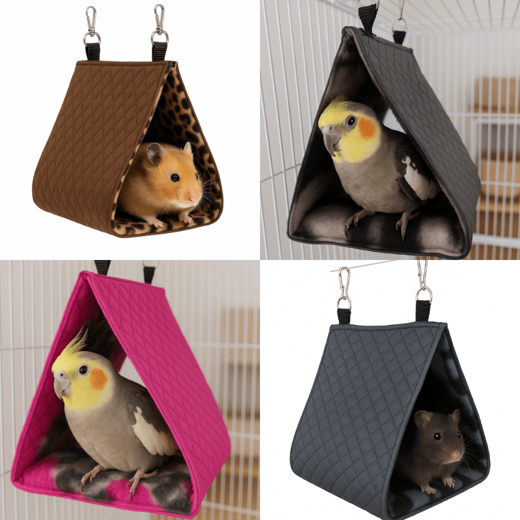 Toquinha Toca Caminha Suspensa Bird Pássaros Gaiola Hamster Porco da índia em Oferta na Shopee