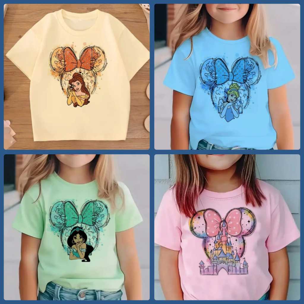 CAMISETA INFANTIL PRINCESAS