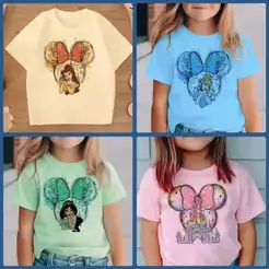 CAMISETA INFANTIL PRINCESAS