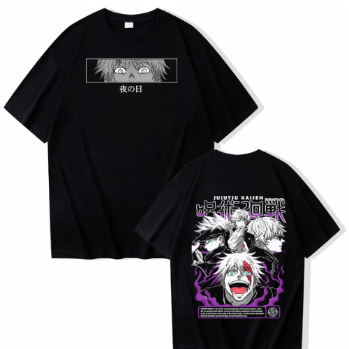 Camiseta Jujutsu Kaisen - Satoru Gojo Sensei - Estilo Anime Mangá Unissex