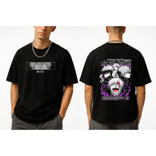 Camiseta Jujutsu Kaisen - Satoru Gojo Sensei - Estilo Anime Mangá Unissex