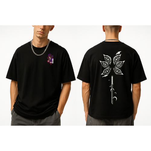 Camiseta Kokushibo Lua Superior 1 - Demon Slayer Kimetsu no Yaiba - Estilo Anime Streetwear