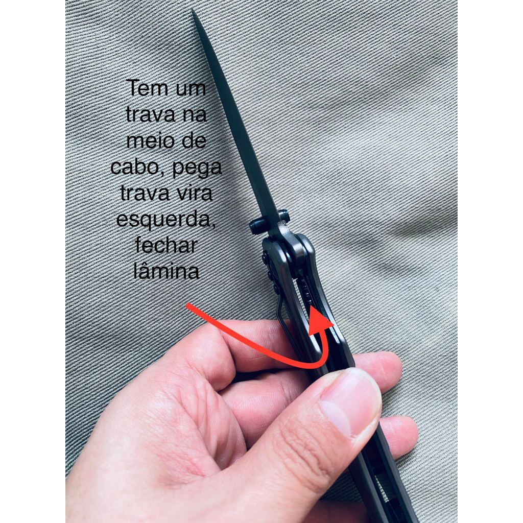 Canivete Ferramenta Camping Dobrável FA46 Cabo G10 Prata