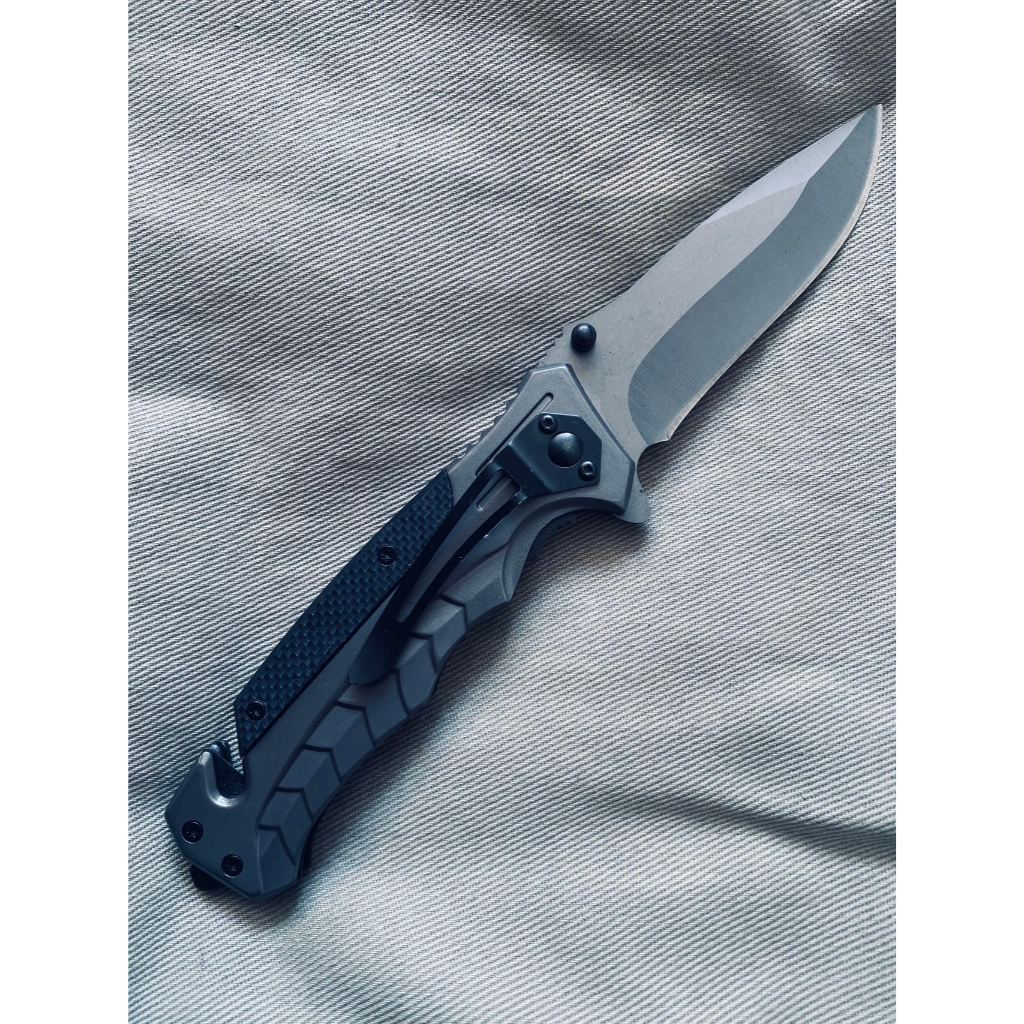 Canivete Ferramenta Camping Dobrável FA46 Cabo G10 Prata em Oferta na Shopee