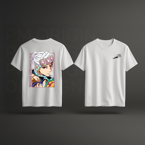 Camisa Tengen Uzui - Estilo Streetwear Anime Demon Slayer KNY