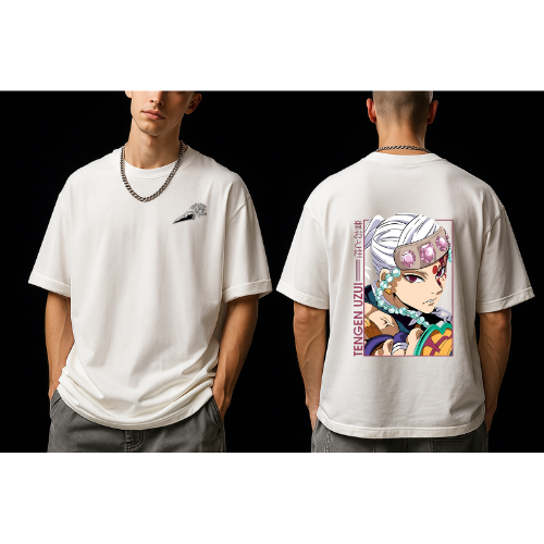 Camisa Tengen Uzui - Estilo Streetwear Anime Demon Slayer KNY