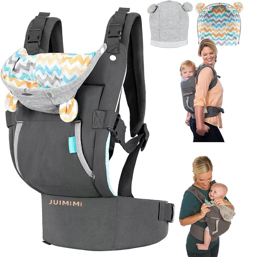 Canguru Porta Bebê Ergonômico 4 Em 1 Com Apoio De Cintura