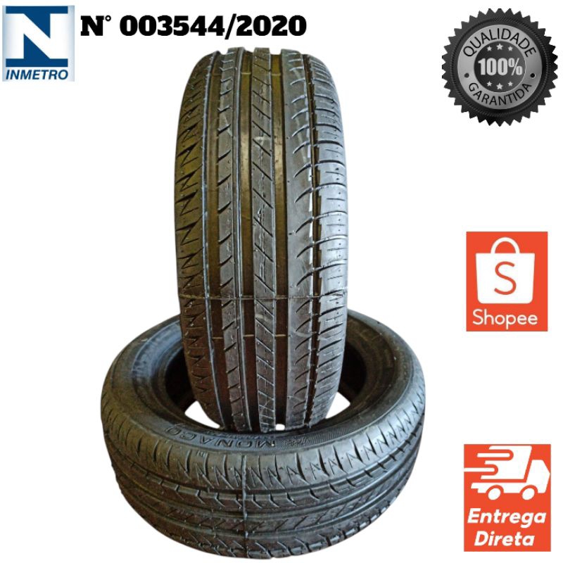 kit 02 Pneu remold r15 195 55 Com selo de Inmetro e Garantia em Oferta na Shopee