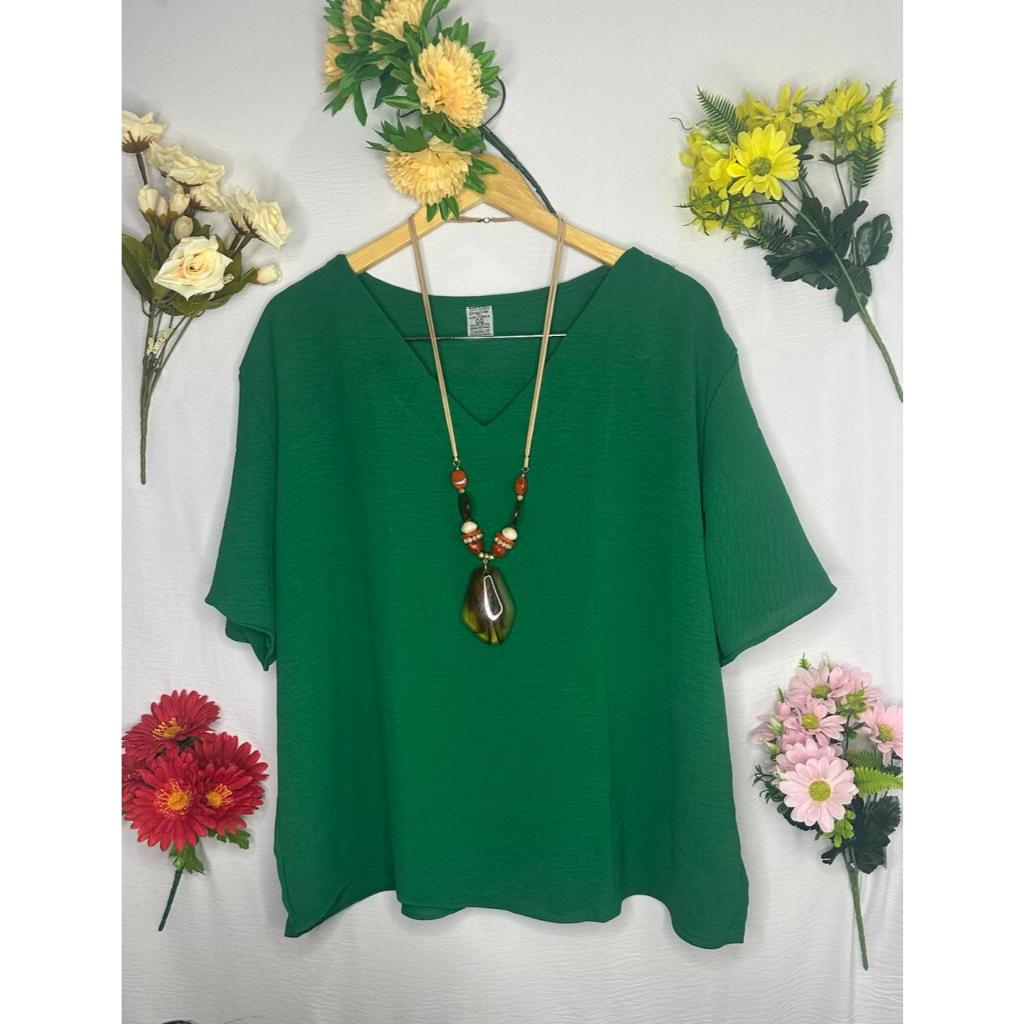 NOVAS BLUSAS PLUS SIZE TECIDO DUNA