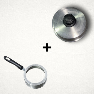 Kit com 1 Abafador Haburguer + 1 Model Modelador Aro de Fritar Ovo em Oferta na Shopee