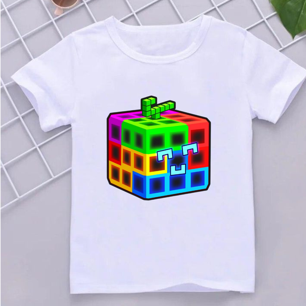 camiseta camisa blusa estampada desenho jogo blox fruits gamer menino e menina moda infantil juvenil em Oferta na Shopee