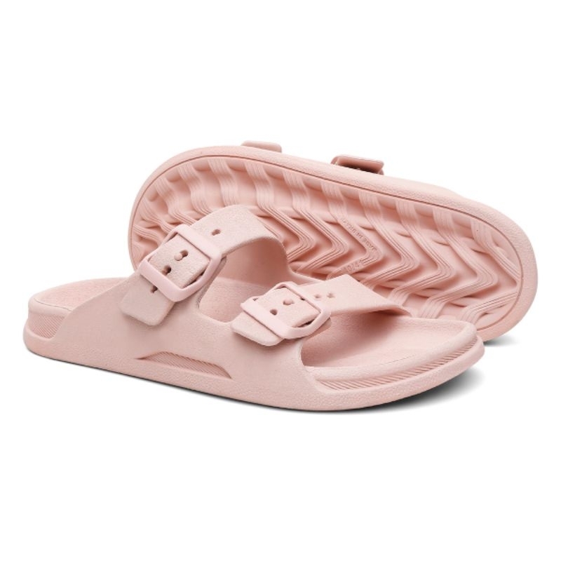 Chinelo Feminino Sandalia Confortável Nuvem Birken Slim Duas Tiras Fivela Ajustável em Oferta na Shopee