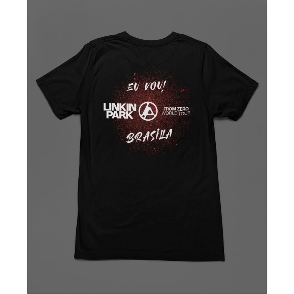 Camiseta Unissex Linkin Park Blusa Simples Banda De Rock T-shirt Brasília 2025 Confortável