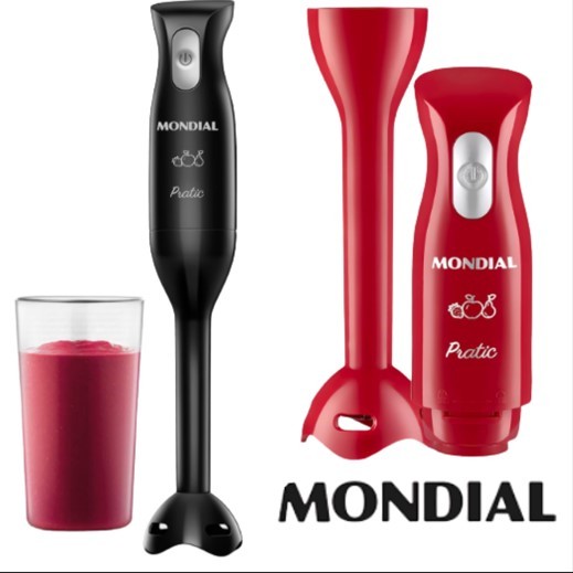 Mixer Pratic Mondial Turbo com Copo 600ml M-15-R
