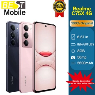 Celular Realme C75X 4G 8GB / 256GB Versão Global Original Envio Imediato! em Oferta na Shopee