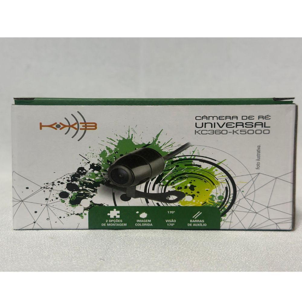 Câmera de Ré Universal KX3 170° 2×1 KC360-K5000 em Oferta na Shopee