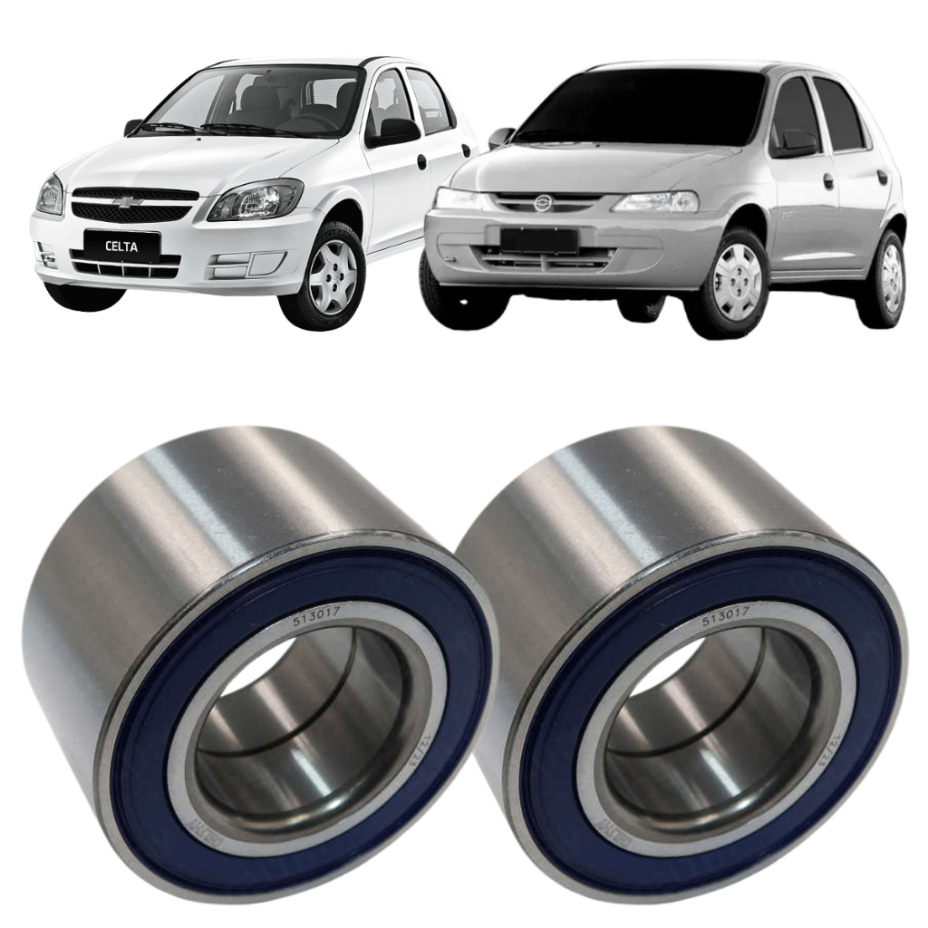 Par De Rolamento De Roda Dianteira Chevrolet GM Celta 1.0 1.4 8V 2001 A 2015 em Oferta na Shopee