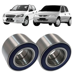 Par De Rolamento De Roda Dianteira Chevrolet GM Celta 1.0 1.4 8V 2001 A 2015
