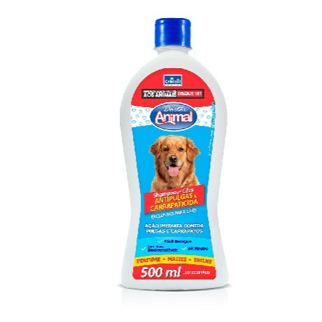 Shampoo Antipulgas E Carrapaticida DOCTOR ANIMAL para cães
