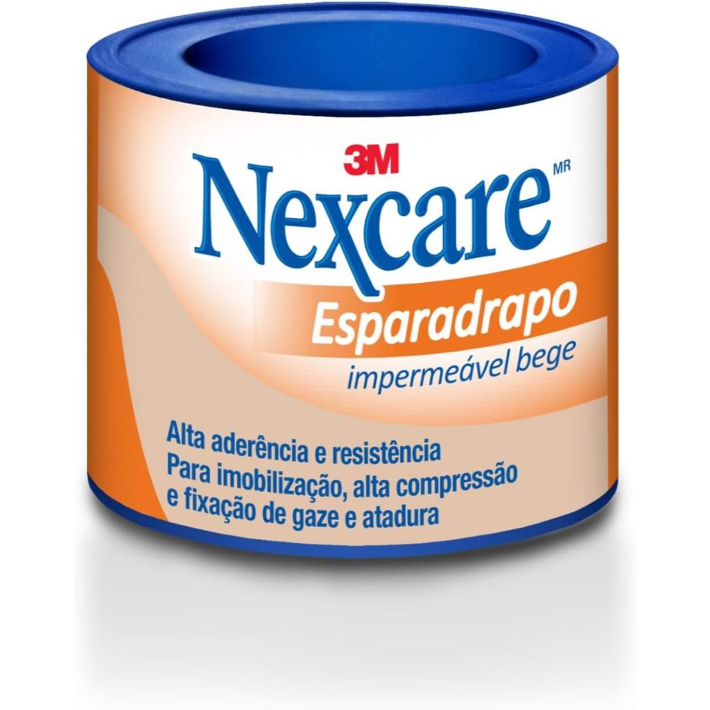 Esparadrapo Impermeável Bege 25mm x 9M Nexcare em Oferta na Shopee