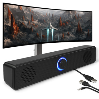 Caixa De Som Gamer Multimidia Soundbar Led Para Tv Smart e Computador em Oferta na Shopee