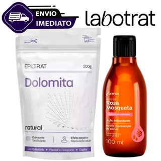 Kit Clareador Dolomita + Óleo Rosa Mosqueta Clareamento Máscara 200g + 100ml Labotrat Envio Imediato em Oferta na Shopee