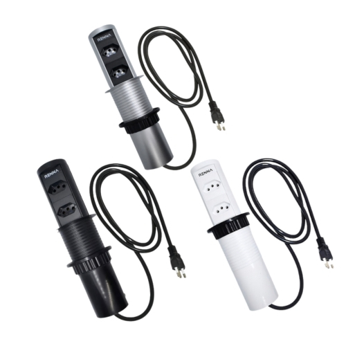 Torre Com 2 Tomadas Bivolt Automática 16A Para Bancada Renna em Oferta na Shopee